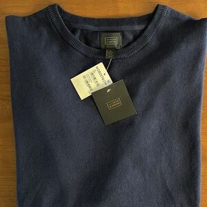 14th & Union XL cotton & cashmere crewneck sweater.